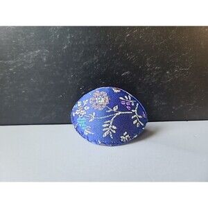 Oriental Fabric Floral Coin Purse